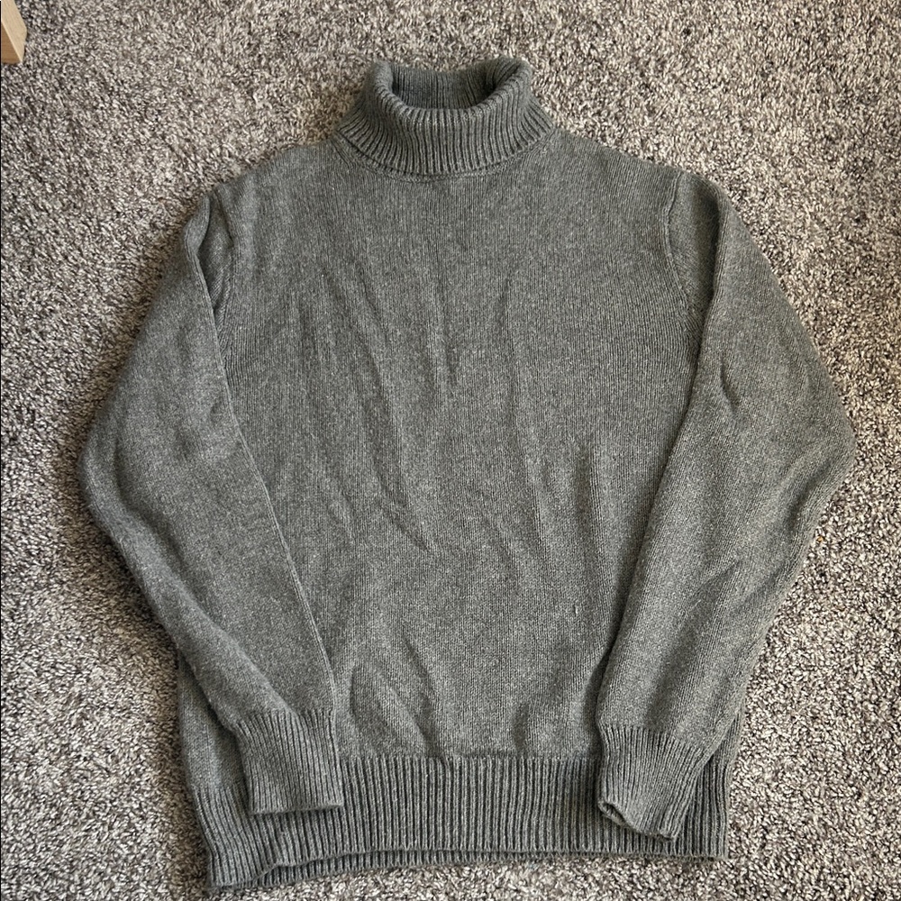 J. Crew Charcoal Turtleneck Sweater